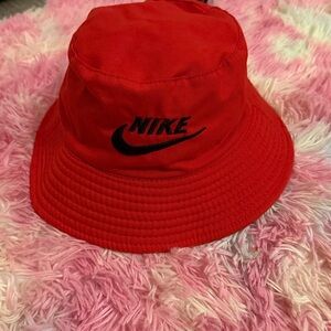 Nike Classic Red Bucket Hat reversible.   UNISEX!